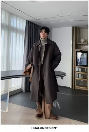 Hua Sleek Padded Trench Coat