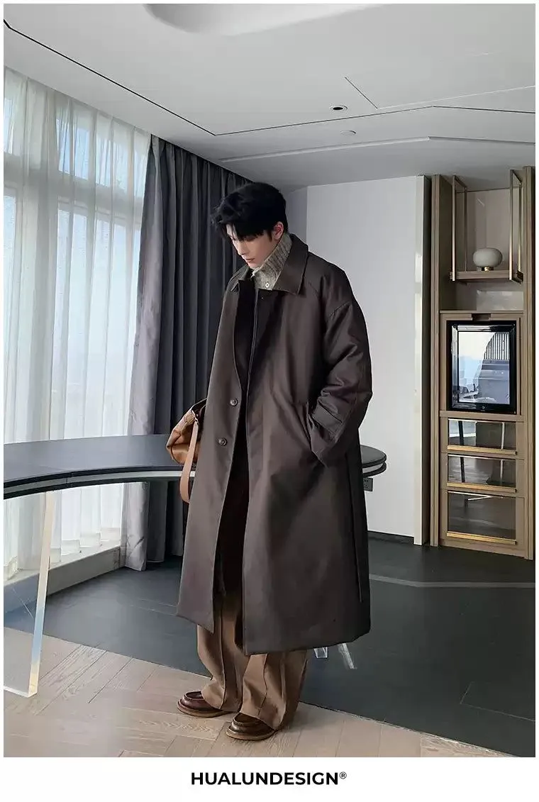 Hua Sleek Padded Trench Coat