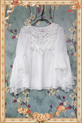 Infanta~Elegant Lolita Loose Blouse Lace Multicolor