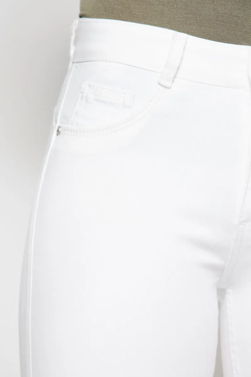 Jeans Tiro Medio Pitillo   4295
