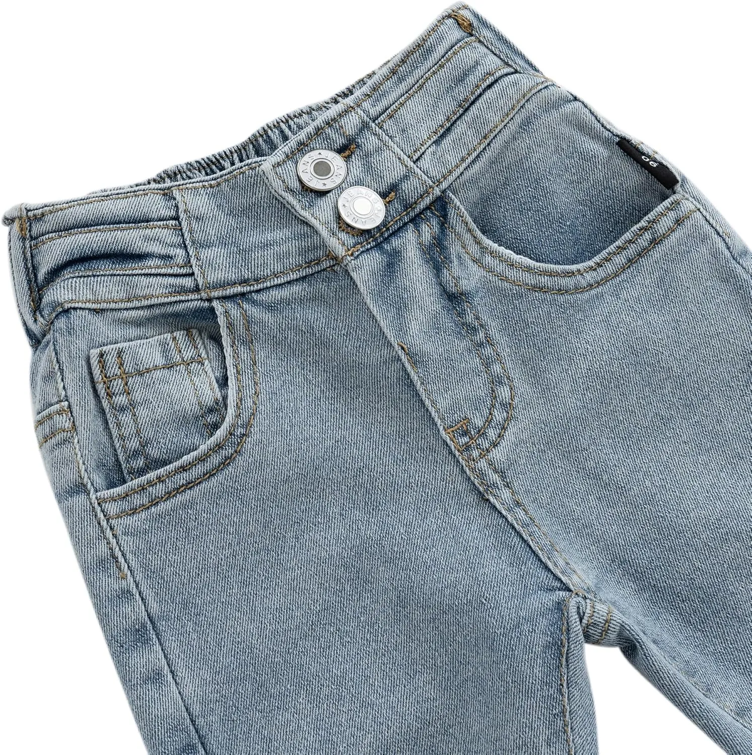 Kid Girls Ultra Soft Flare Jeans Toddler Little Girls Casual Skinny Stretch Denim Bootcut Pants