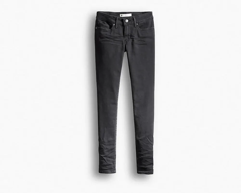 Levis Women's 711 Skinny Jeans - Soft Black