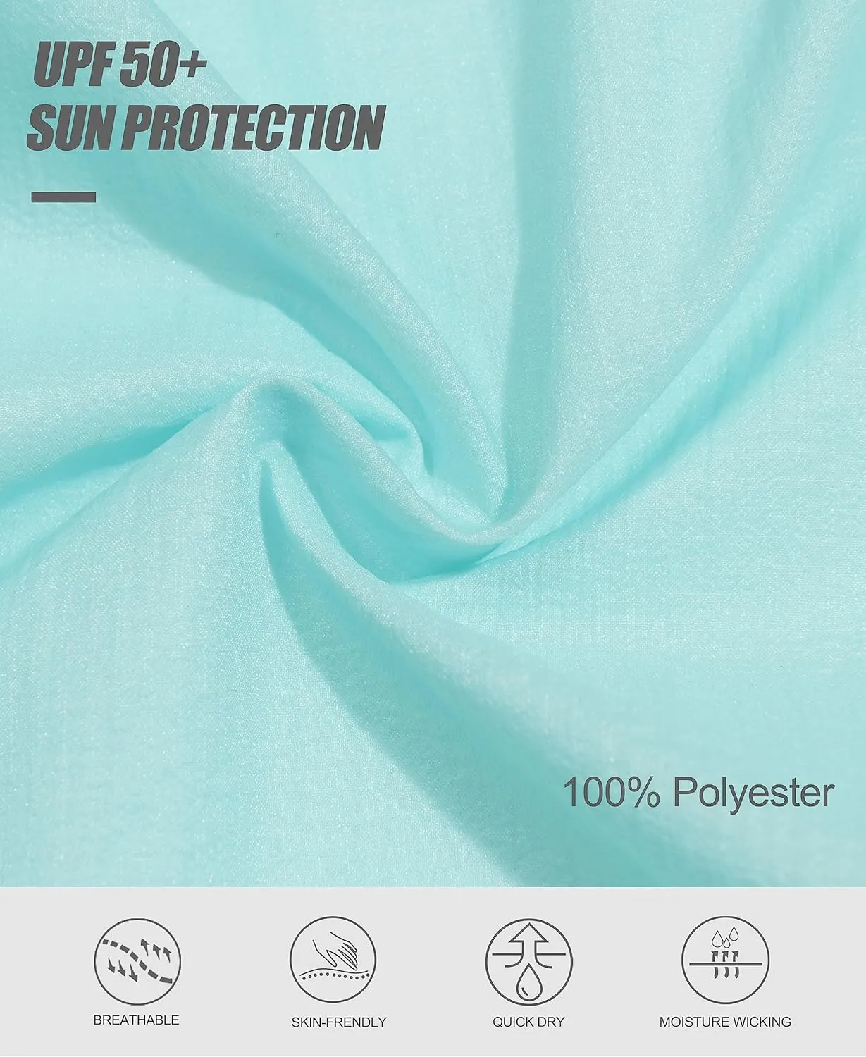 Little Donkey Andy Women's UPF 50  Sun Protection Jacket Breathable Lightweight Summer Shirts Packable for Running Hiking