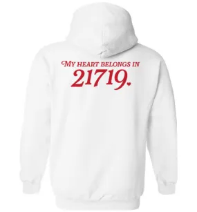 Louise Heavy Blend Hoodie - My Heart Belongs in 21719
