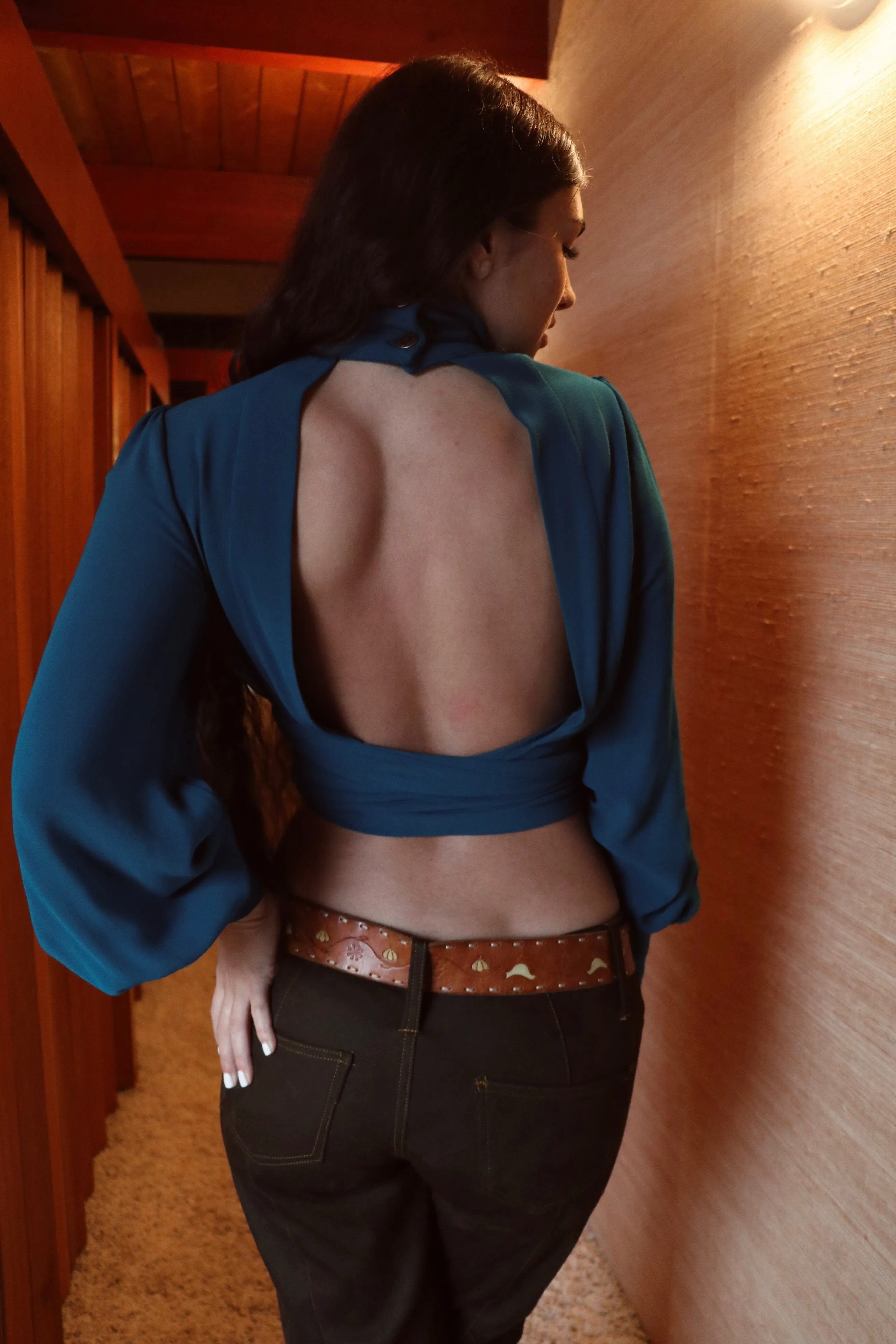 Mary Gold  Peek a Boo Blouse
