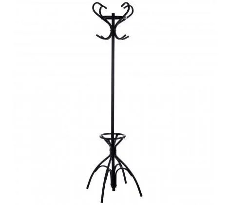 Matte Black Floorstanding Coat Stand
