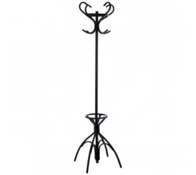 Matte Black Floorstanding Coat Stand