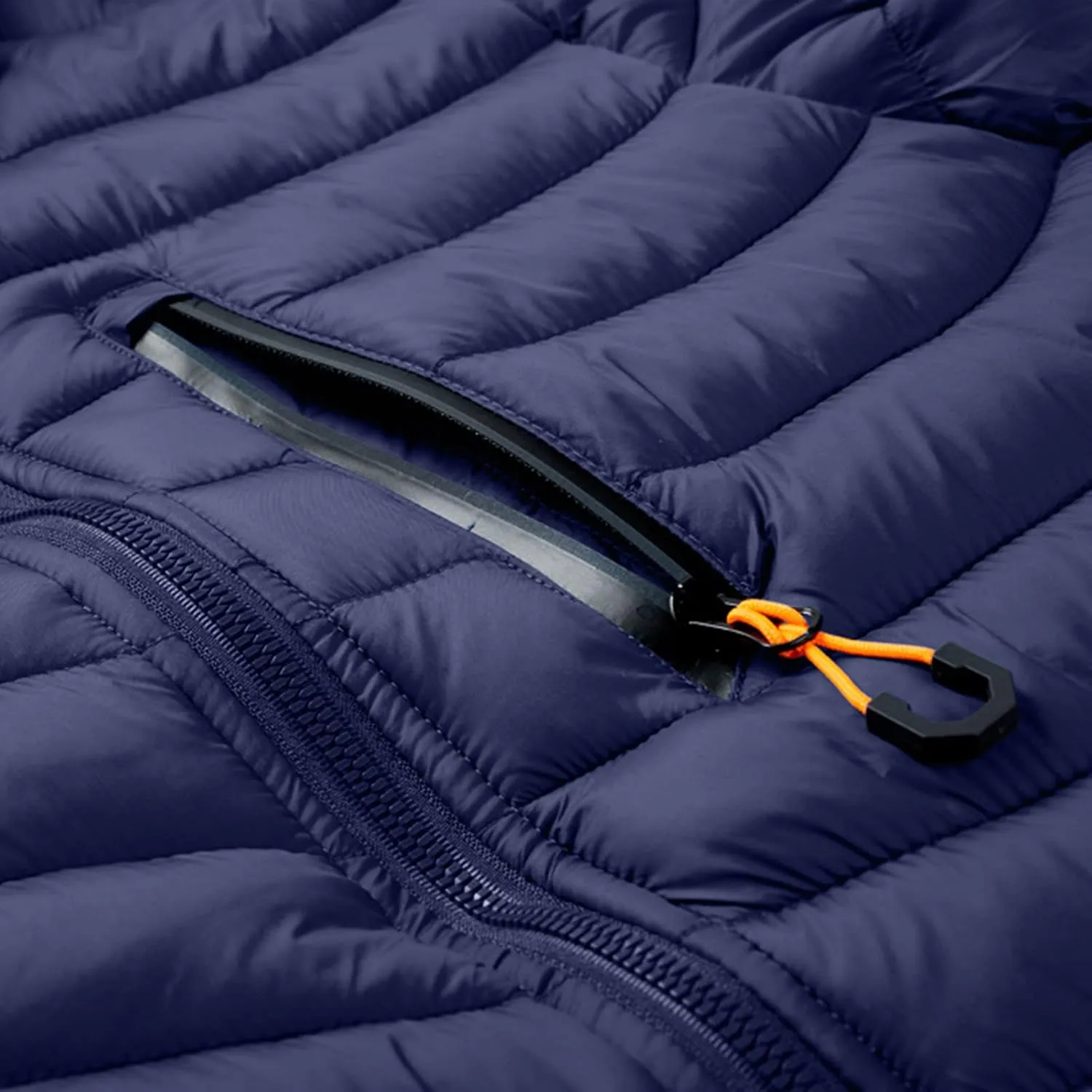 Men's Jacket Insulated Synthetic Down Puffer Jacket Winter Warm Coat Quilted Water Resistant Packable Hiking Camping