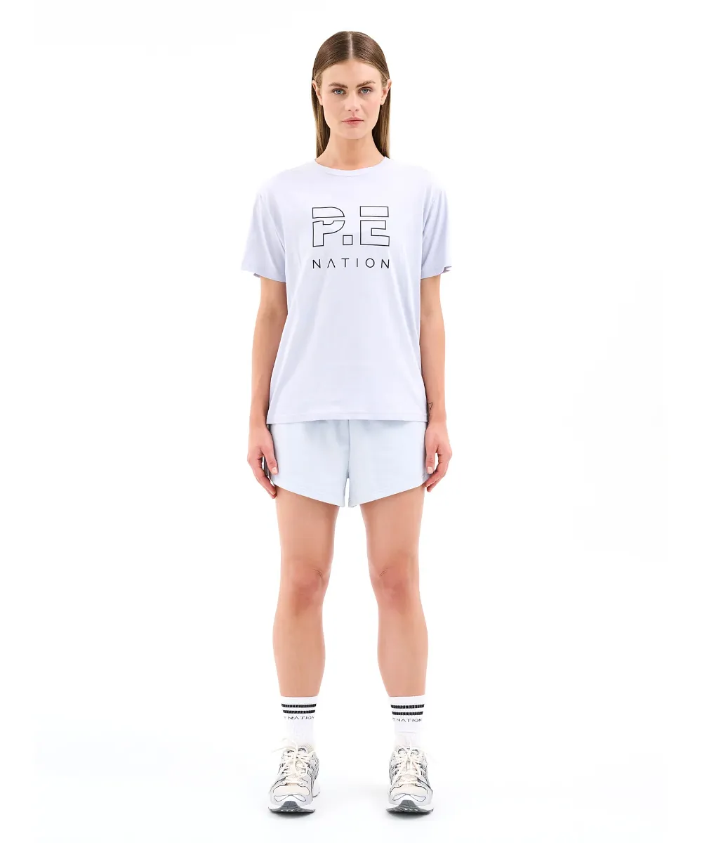 P.E Nation Heads Up Tee (Grey Dawn)