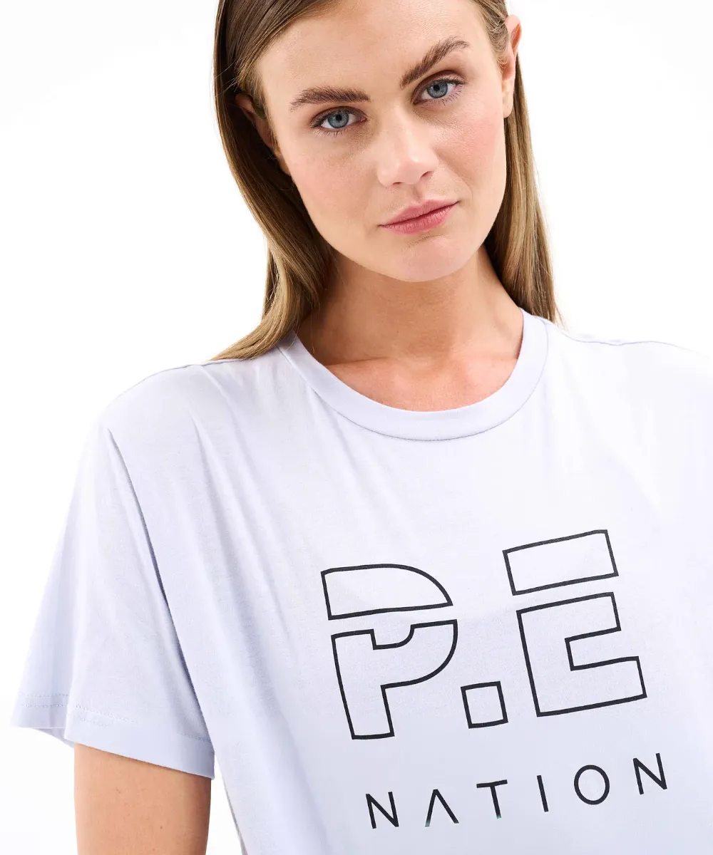 P.E Nation Heads Up Tee (Grey Dawn)