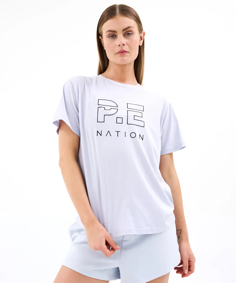 P.E Nation Heads Up Tee (Grey Dawn)