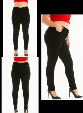 Plus Size Black Skinny Jeans