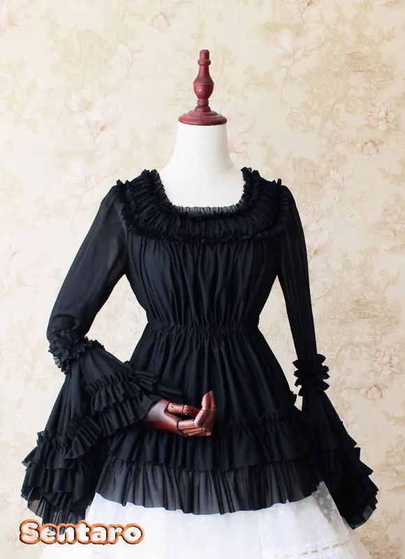 Sentaro~Shufrey~ Classic Elegant Multicolor Lolita Blouse