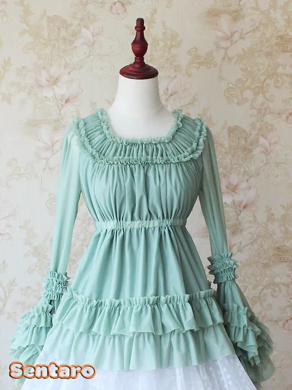 Sentaro~Shufrey~ Classic Elegant Multicolor Lolita Blouse