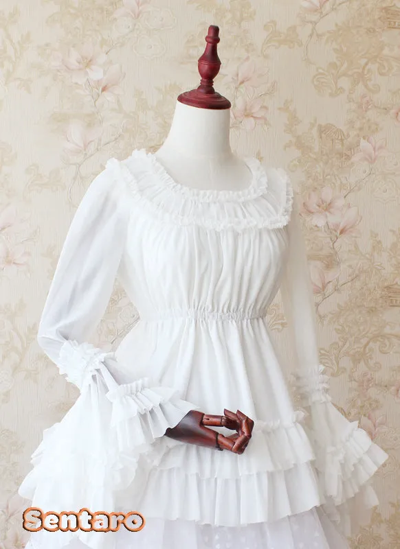 Sentaro~Shufrey~ Classic Elegant Multicolor Lolita Blouse