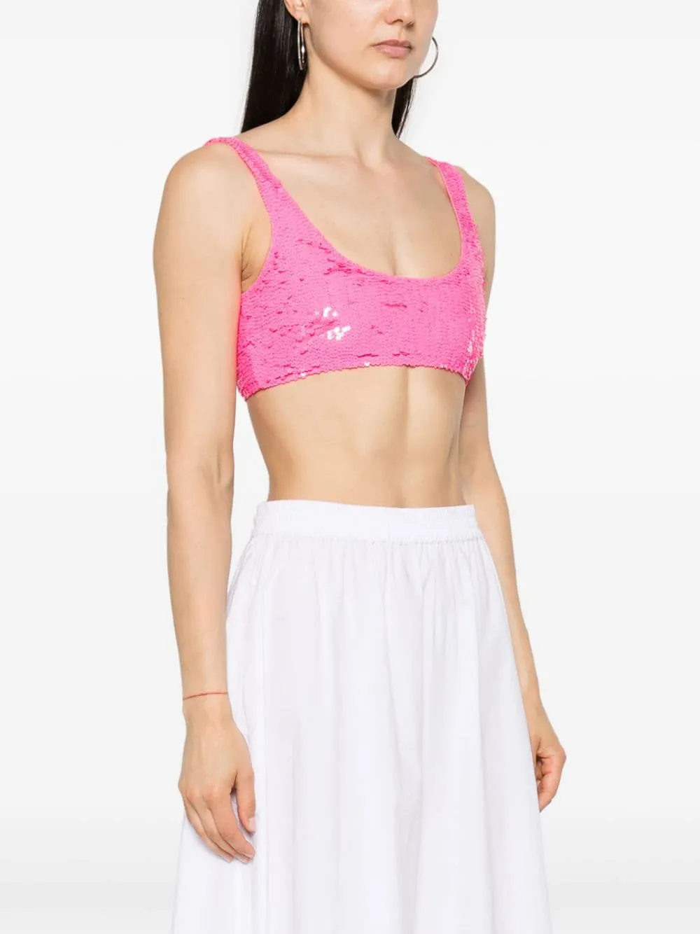 sequin cropped top