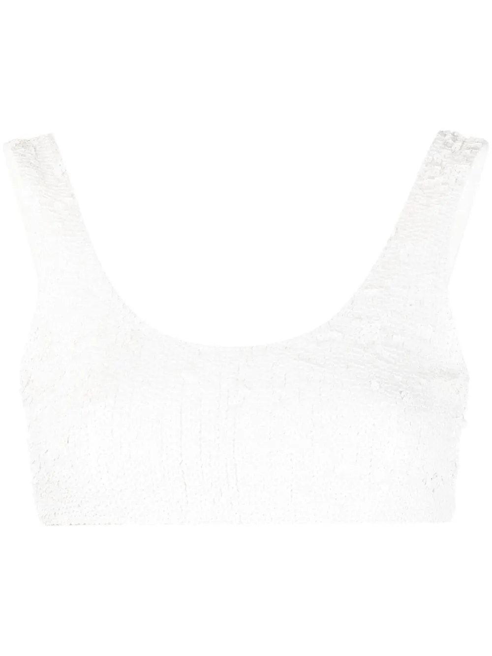 sequin cropped top