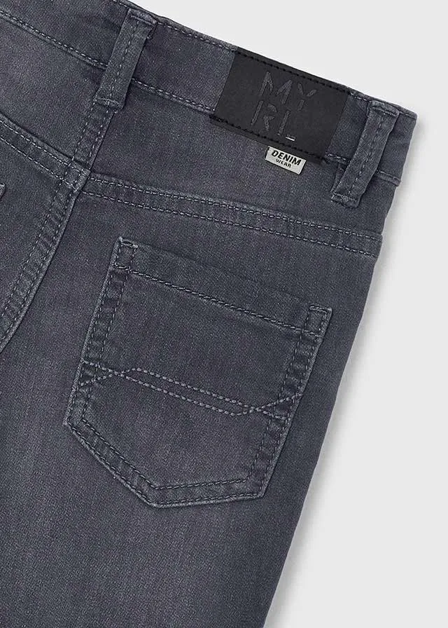 Soft Denim Jeans, Grey Wash, 4540