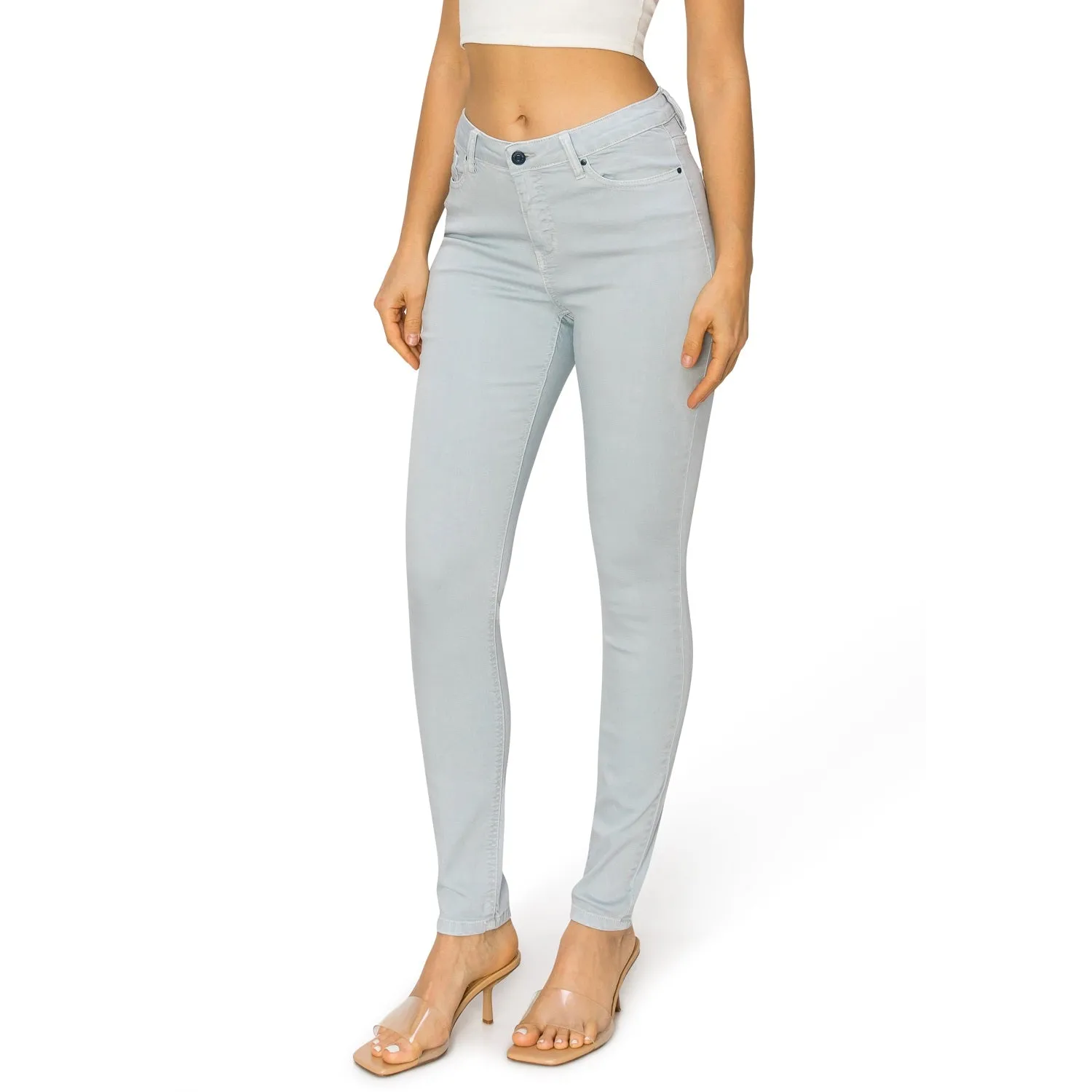 Soft Stretchy High Rise The Everyday Skinny Jeans - Pastel Blue