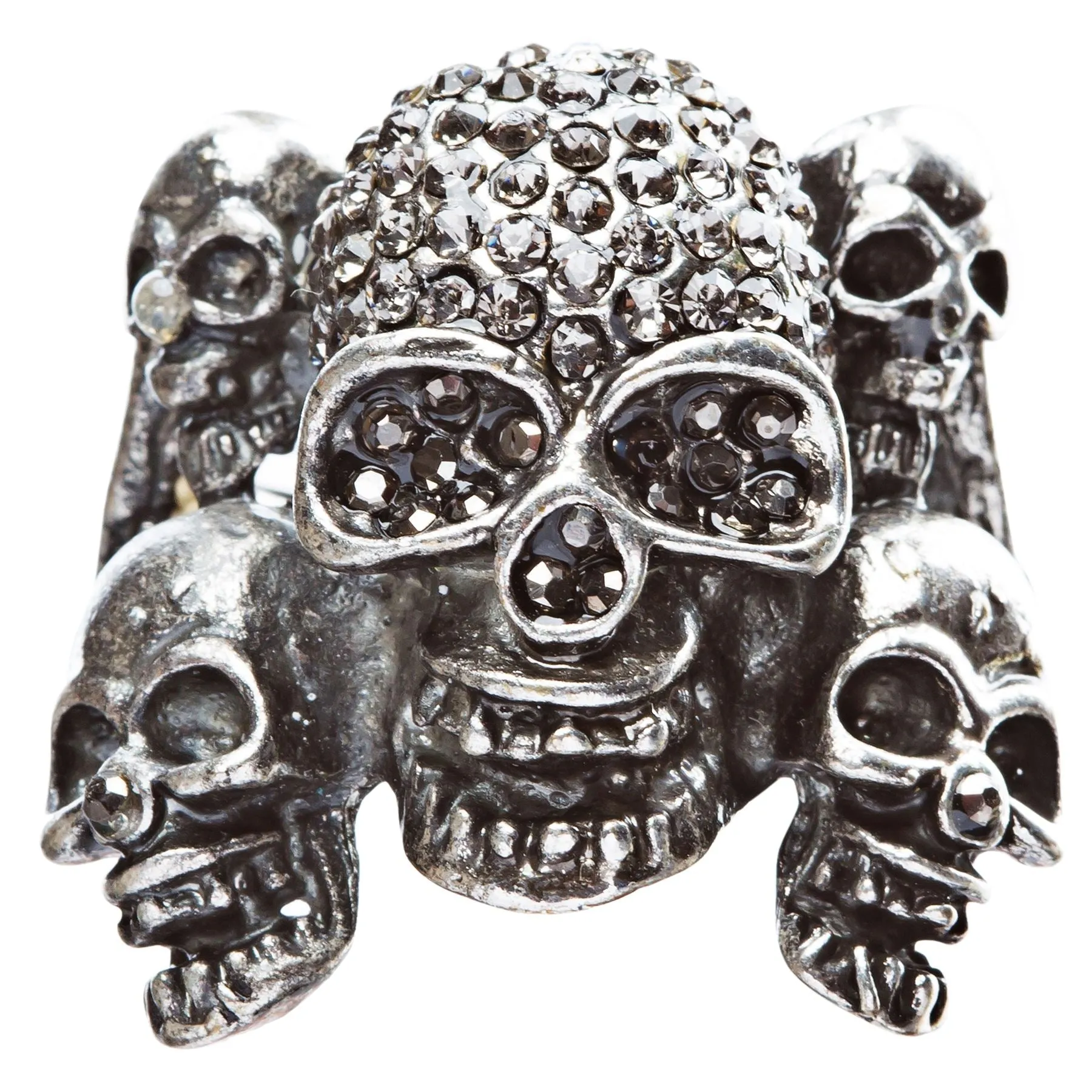 Stylish Punk Gothic Decaying Demon Skull Halloween Costume Ring