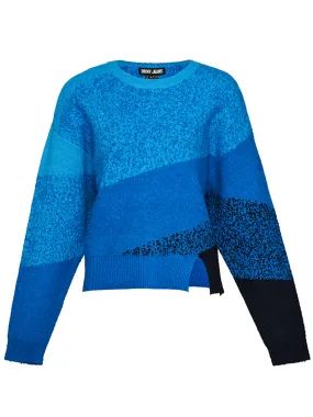 Super Soft Mix Stich Ombre Sweater