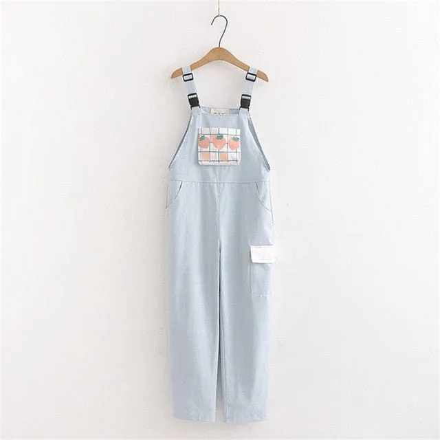 Sweet Peach Jump Suit Dungarees