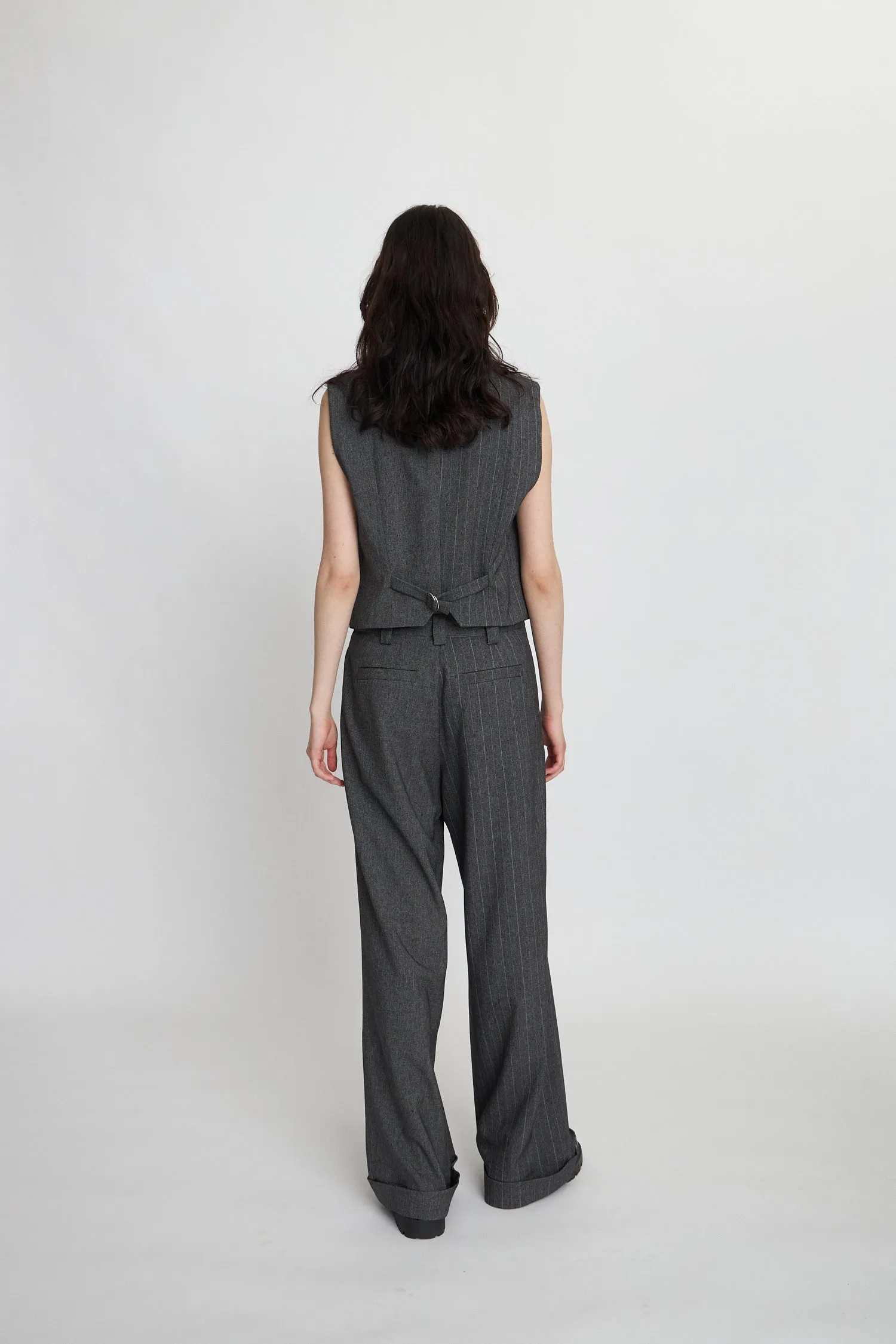 Tailored vest - Charcoal