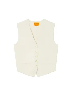 Tailored Vest / Cream