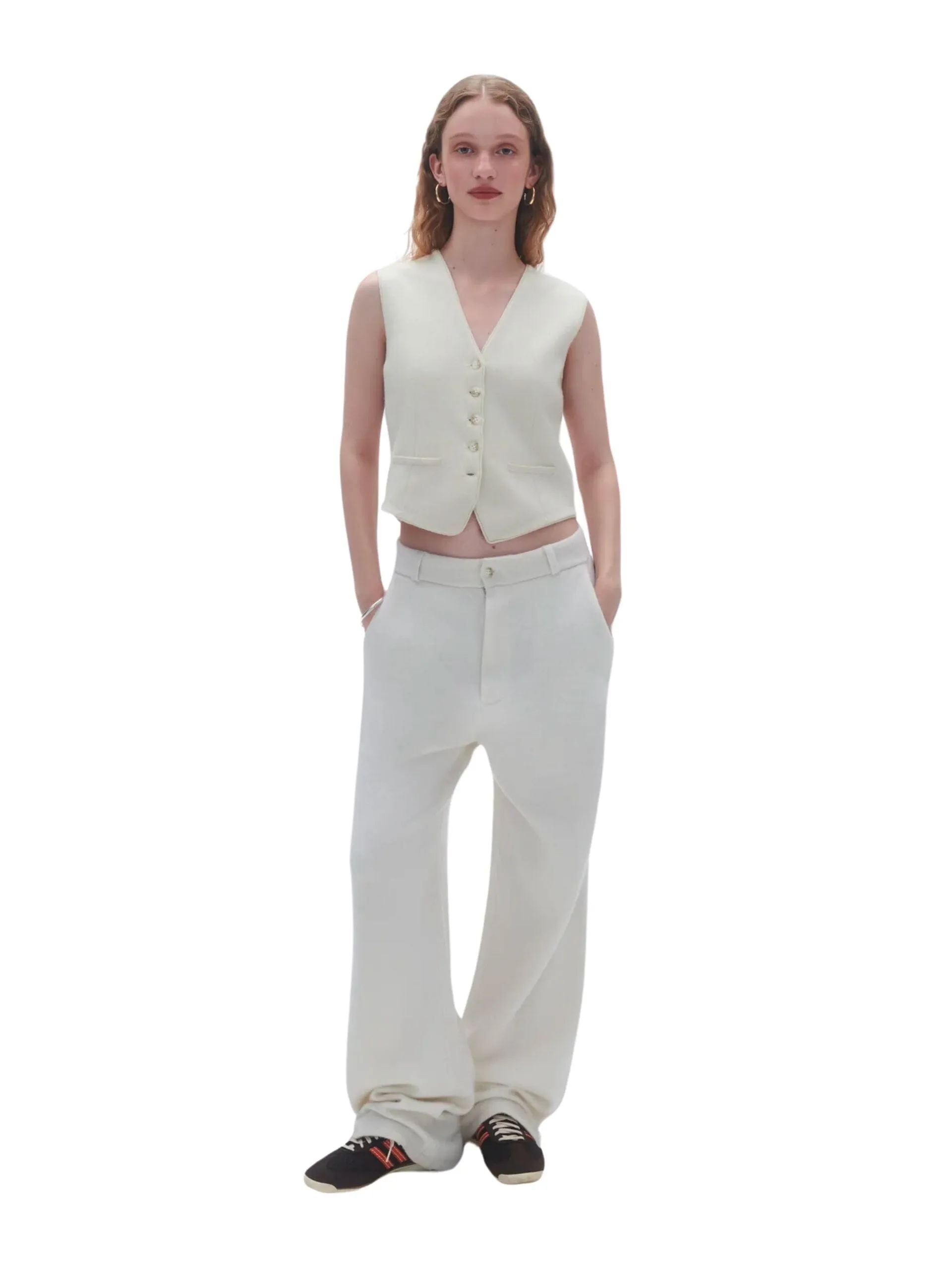 Tailored Vest / Cream