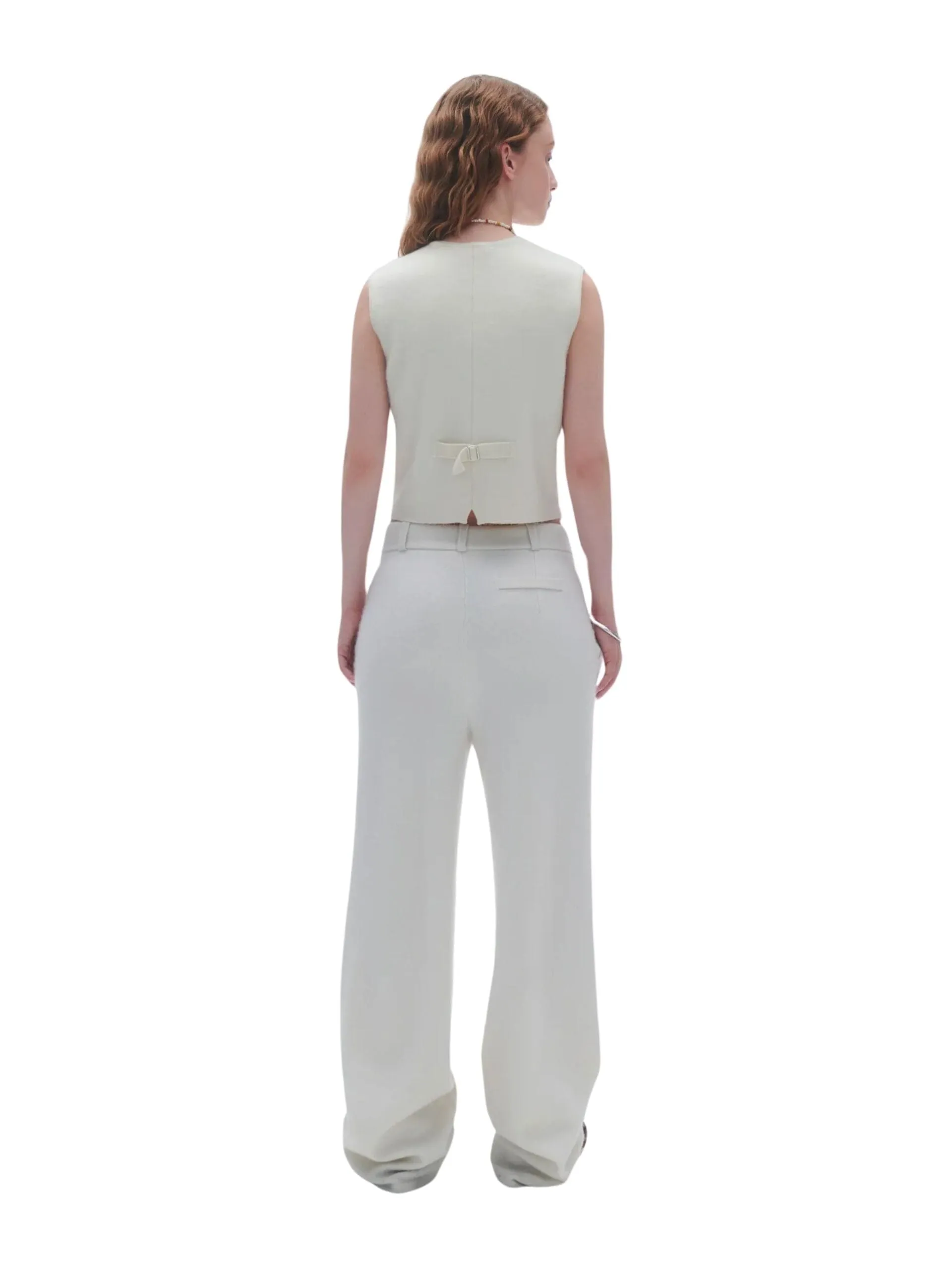 Tailored Vest / Cream