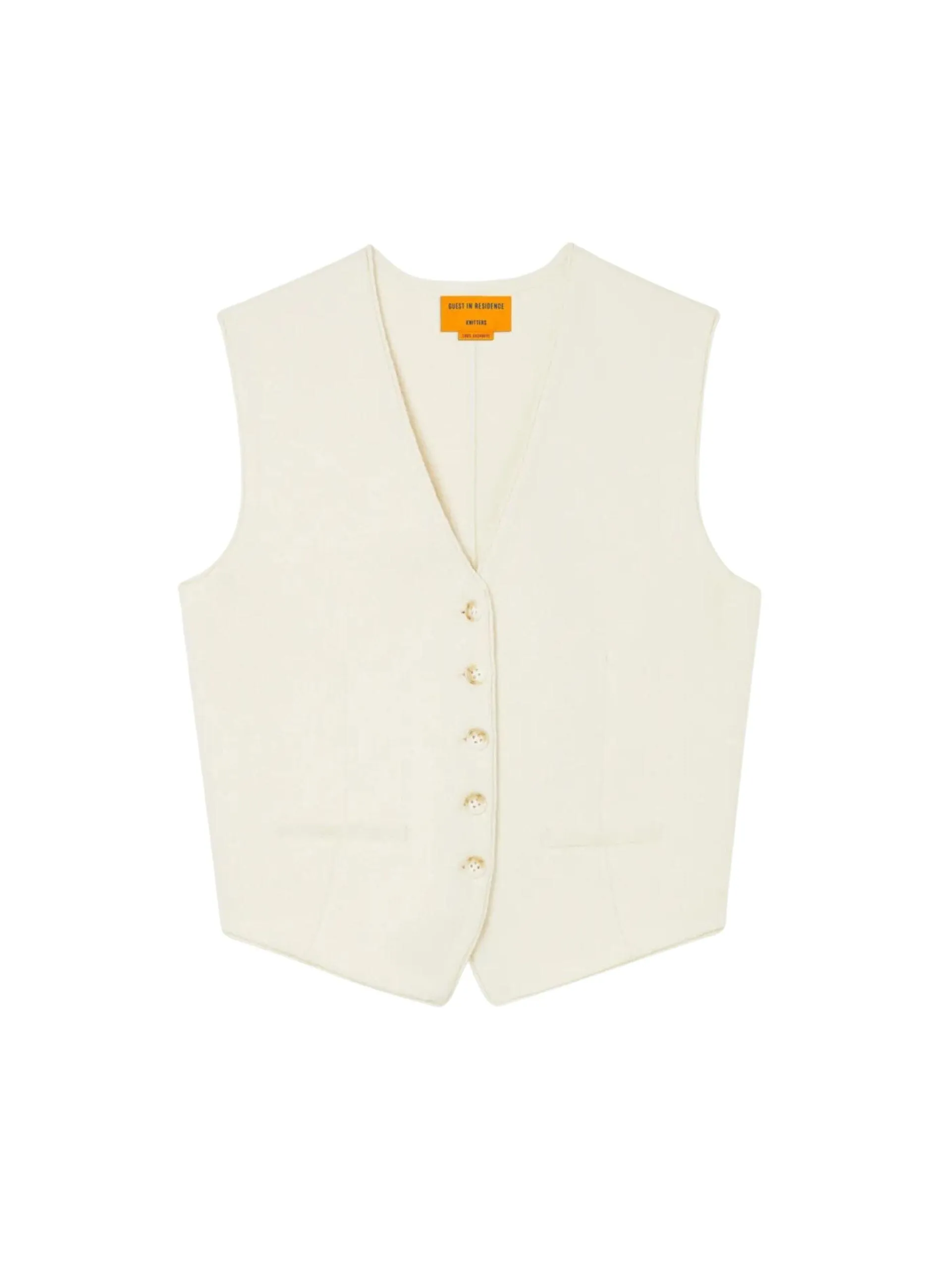 Tailored Vest / Cream