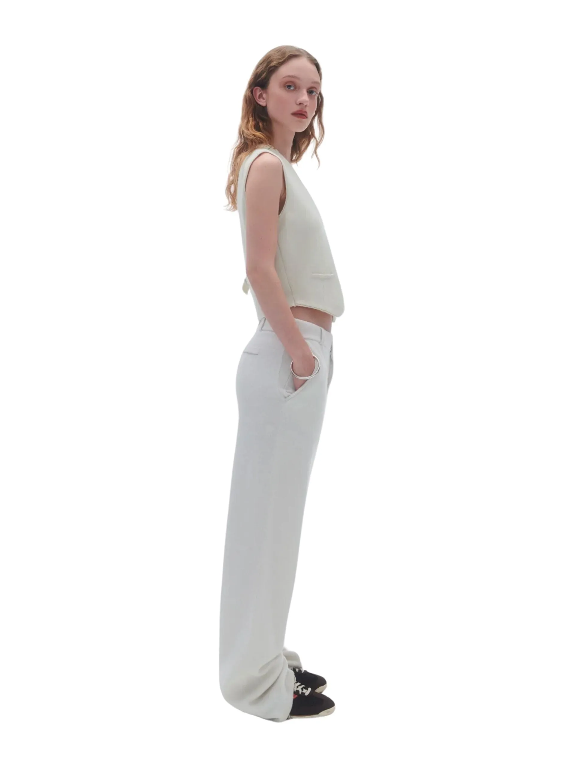 Tailored Vest / Cream