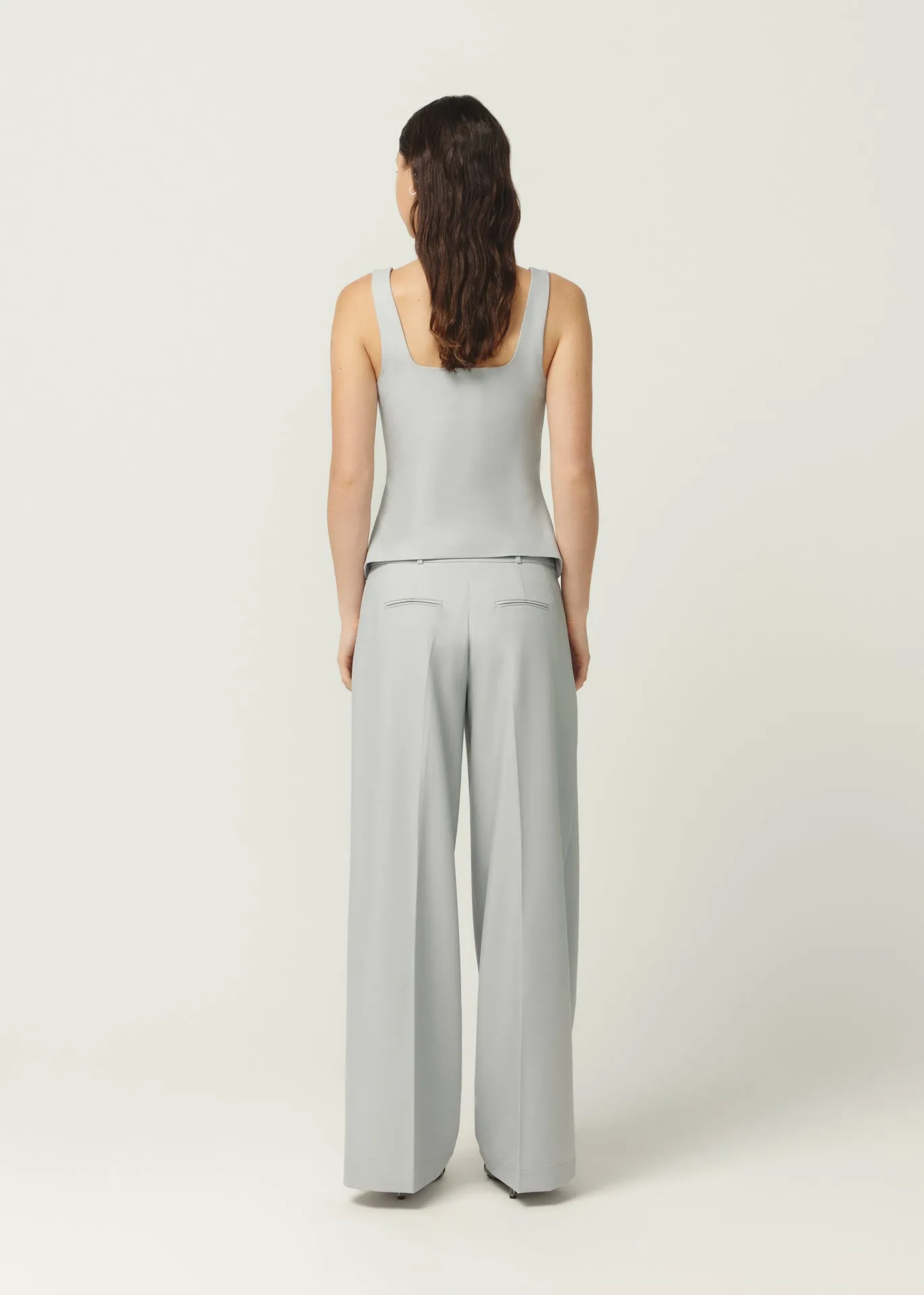 Tailored Vest, Silver