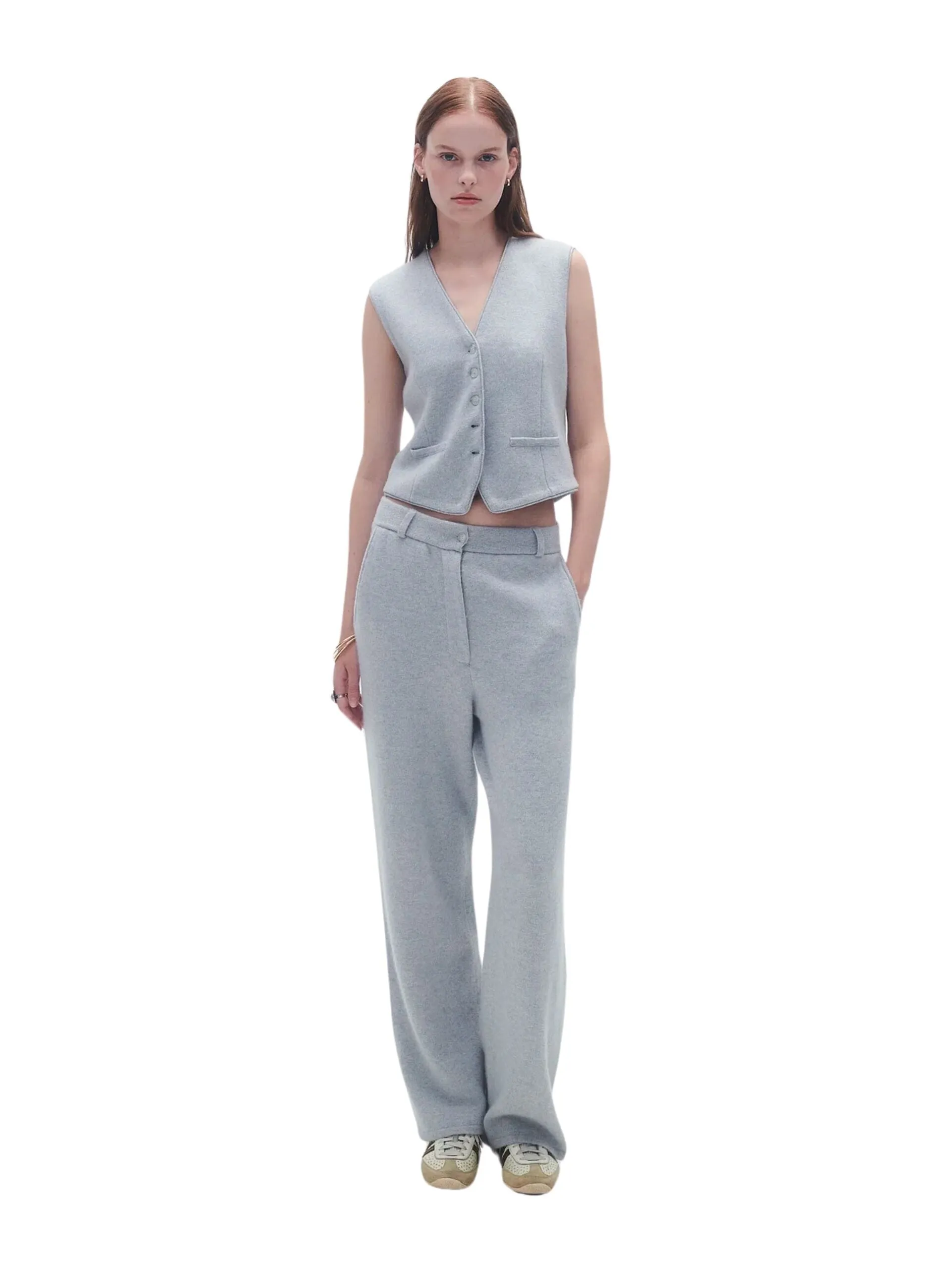 Tailored Vest / Stone