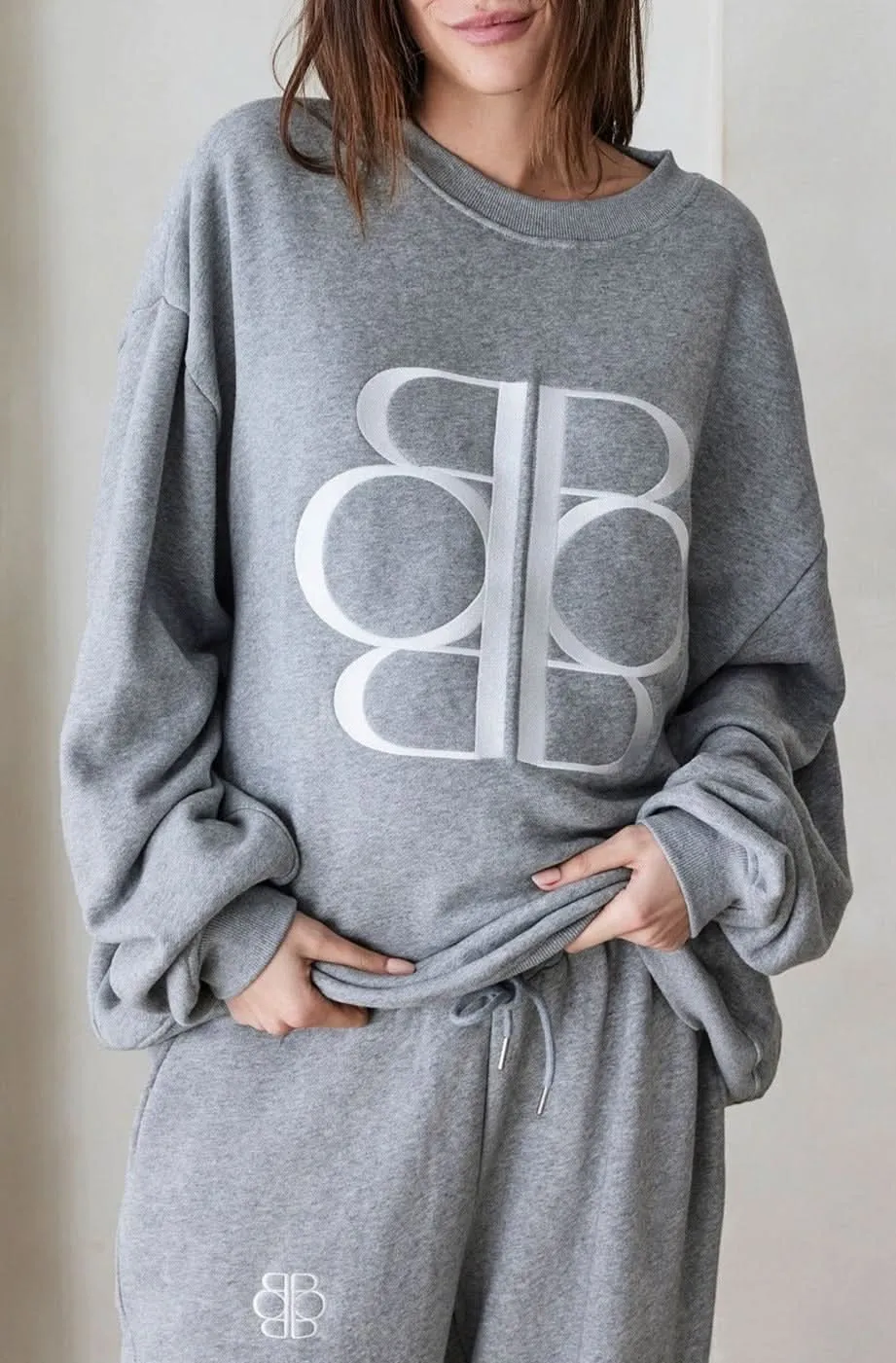 Terry Crewneck Logo Sweatshirt