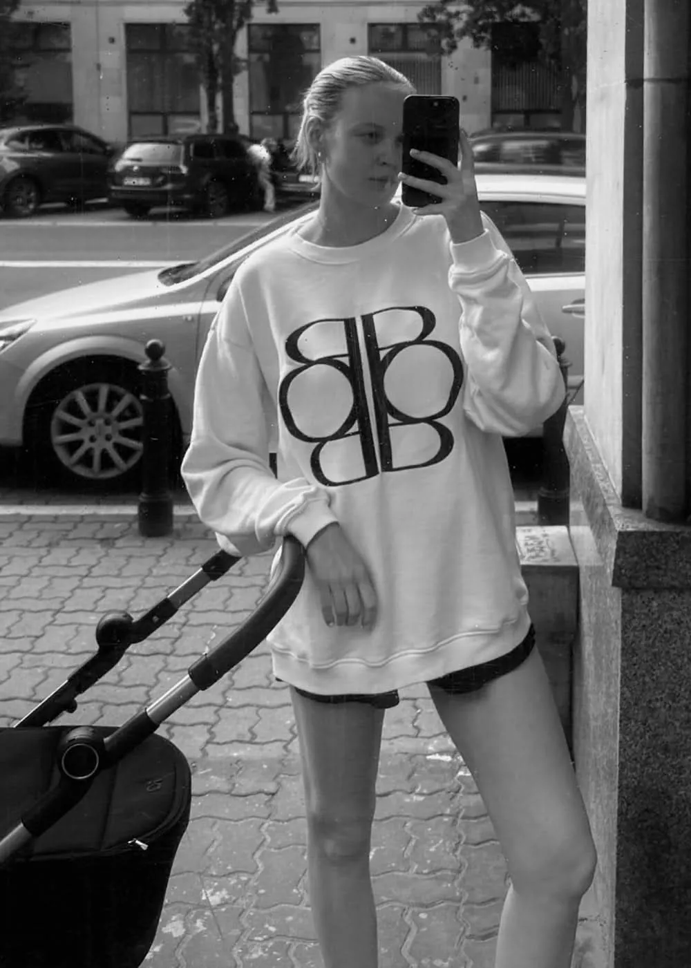 Terry Crewneck Logo Sweatshirt