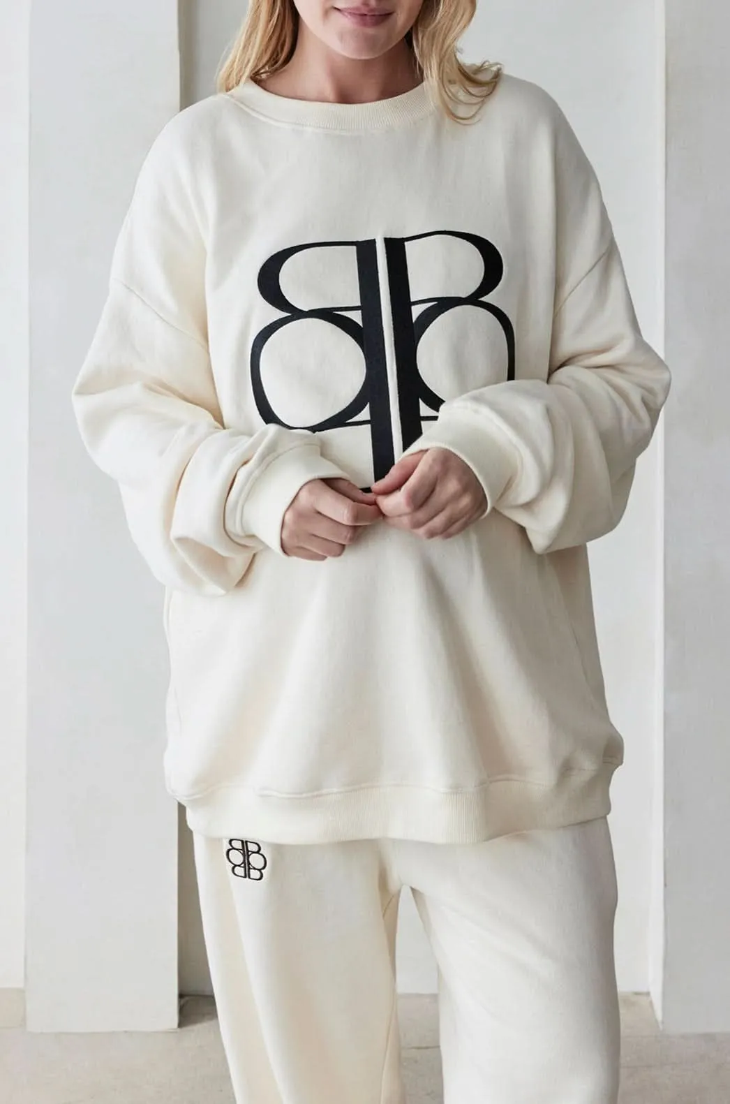 Terry Crewneck Logo Sweatshirt