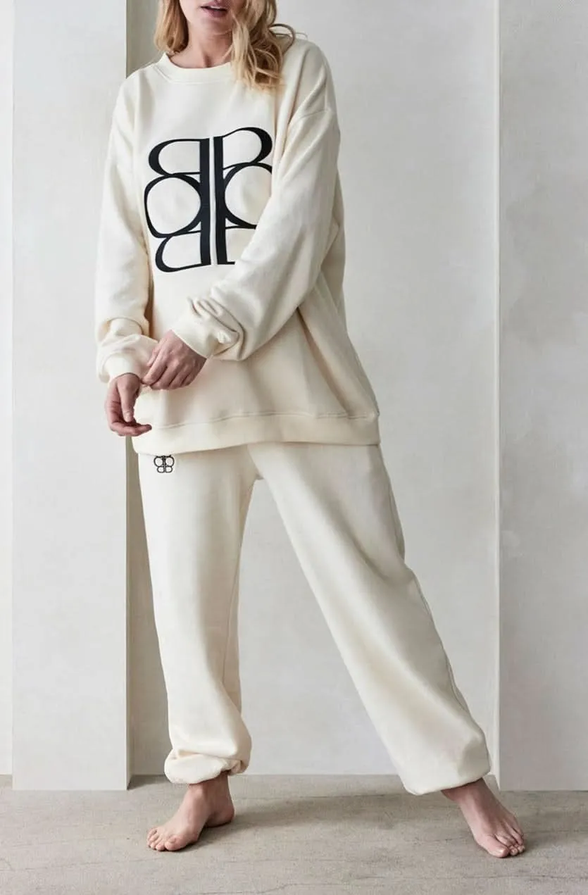Terry Crewneck Logo Sweatshirt
