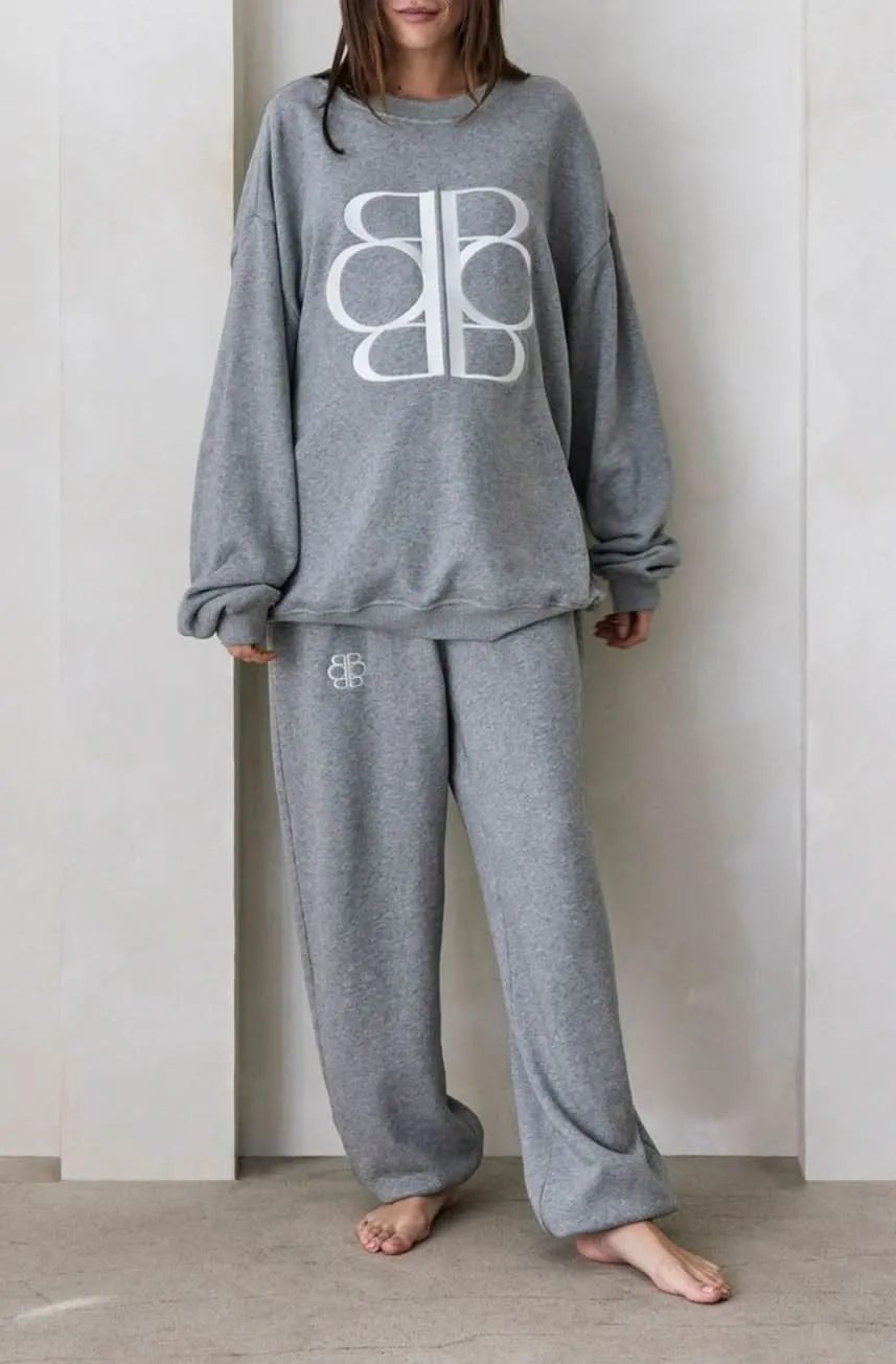 Terry Crewneck Logo Sweatshirt