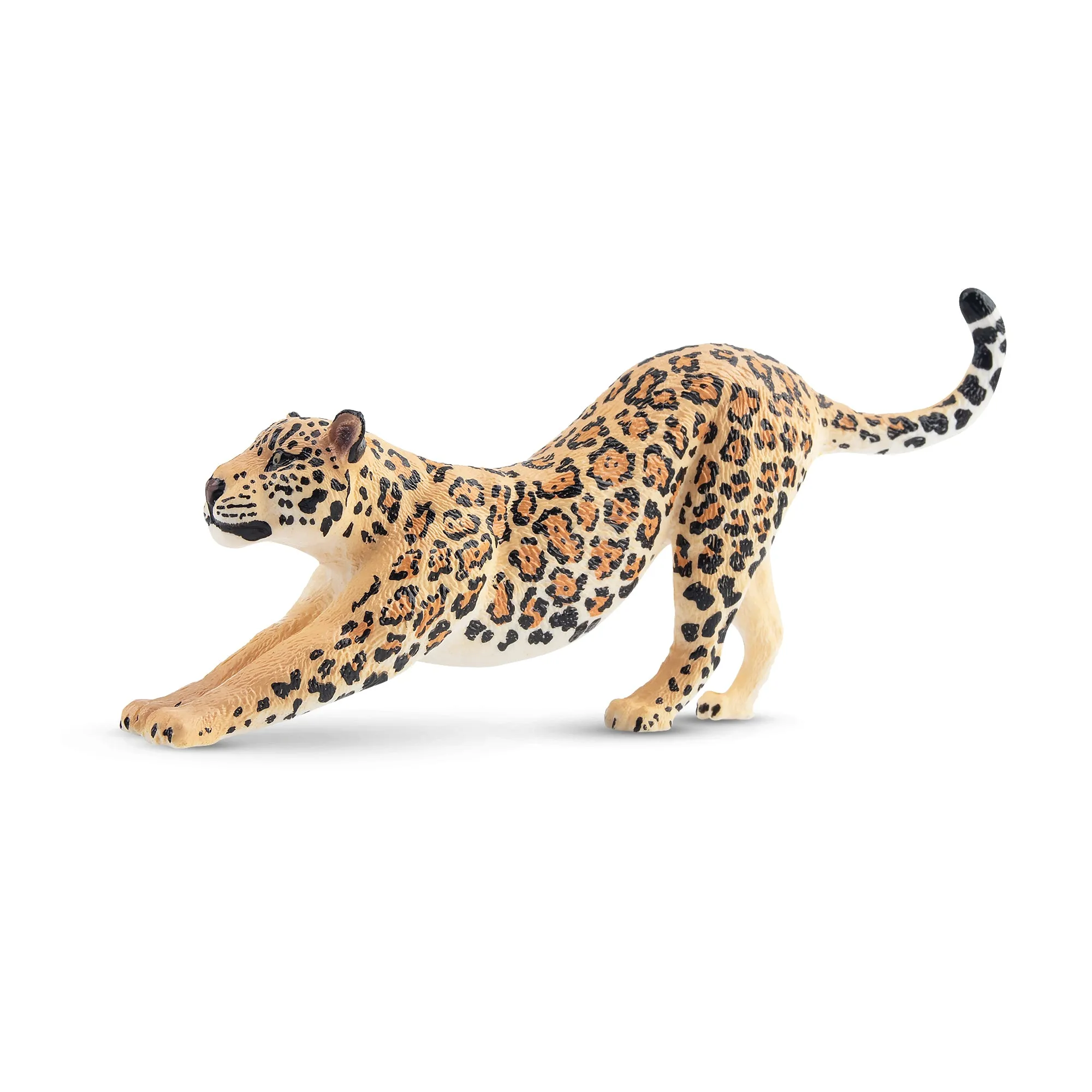 Toymany Stretching Male Jaguar Figurine Toy