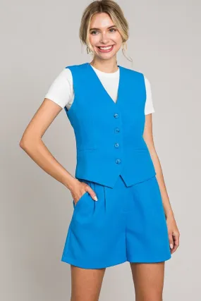 Tweed Tailored Vest