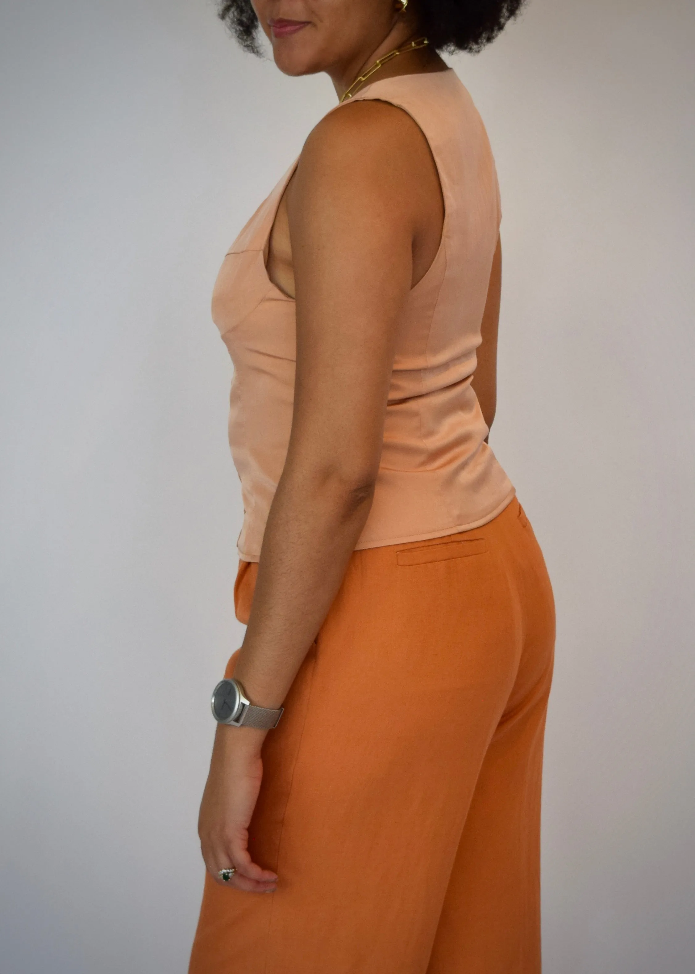 Vera Tailored Shirt Vest