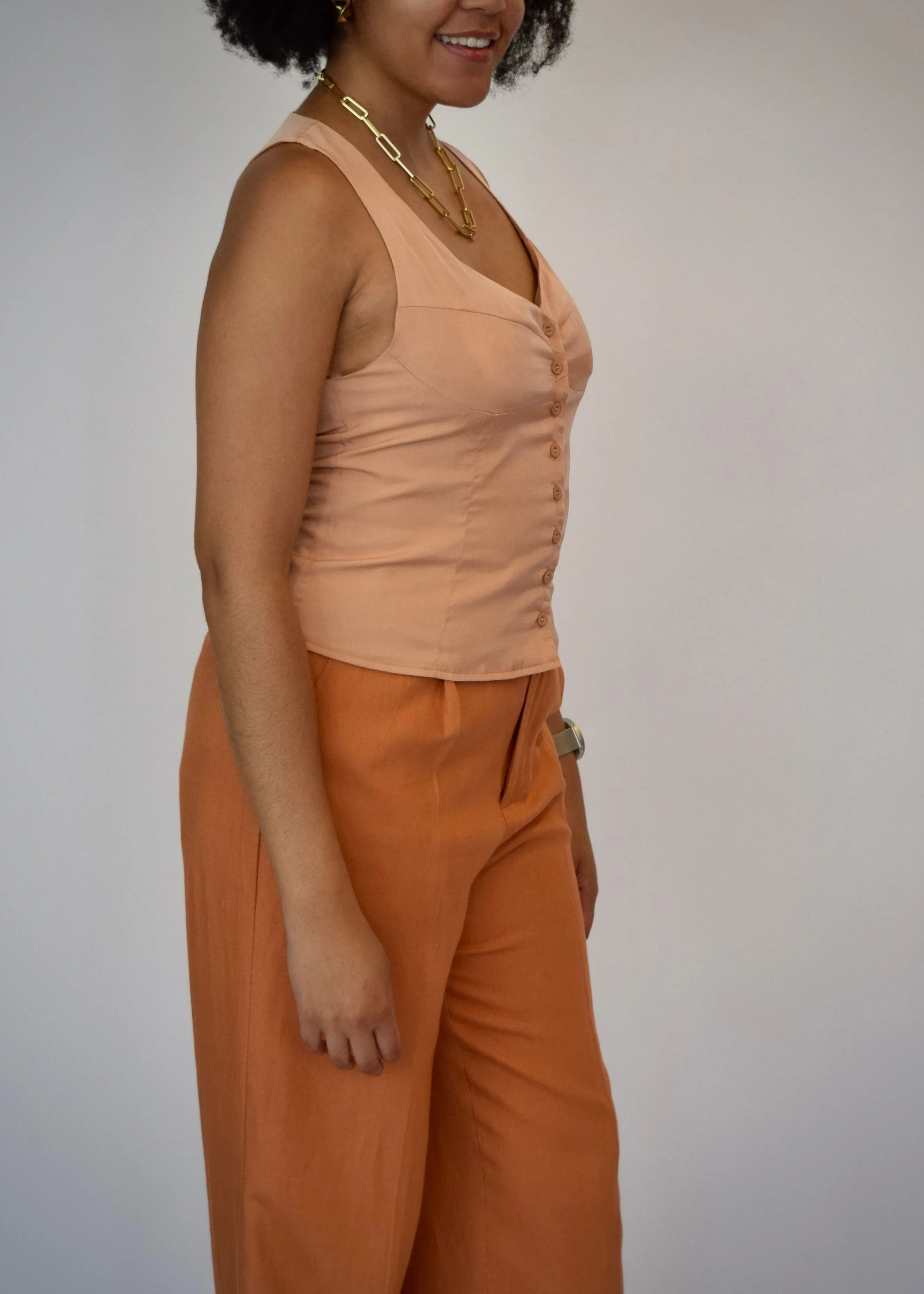 Vera Tailored Shirt Vest