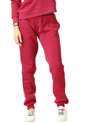 Wine Drawstring Joggers
