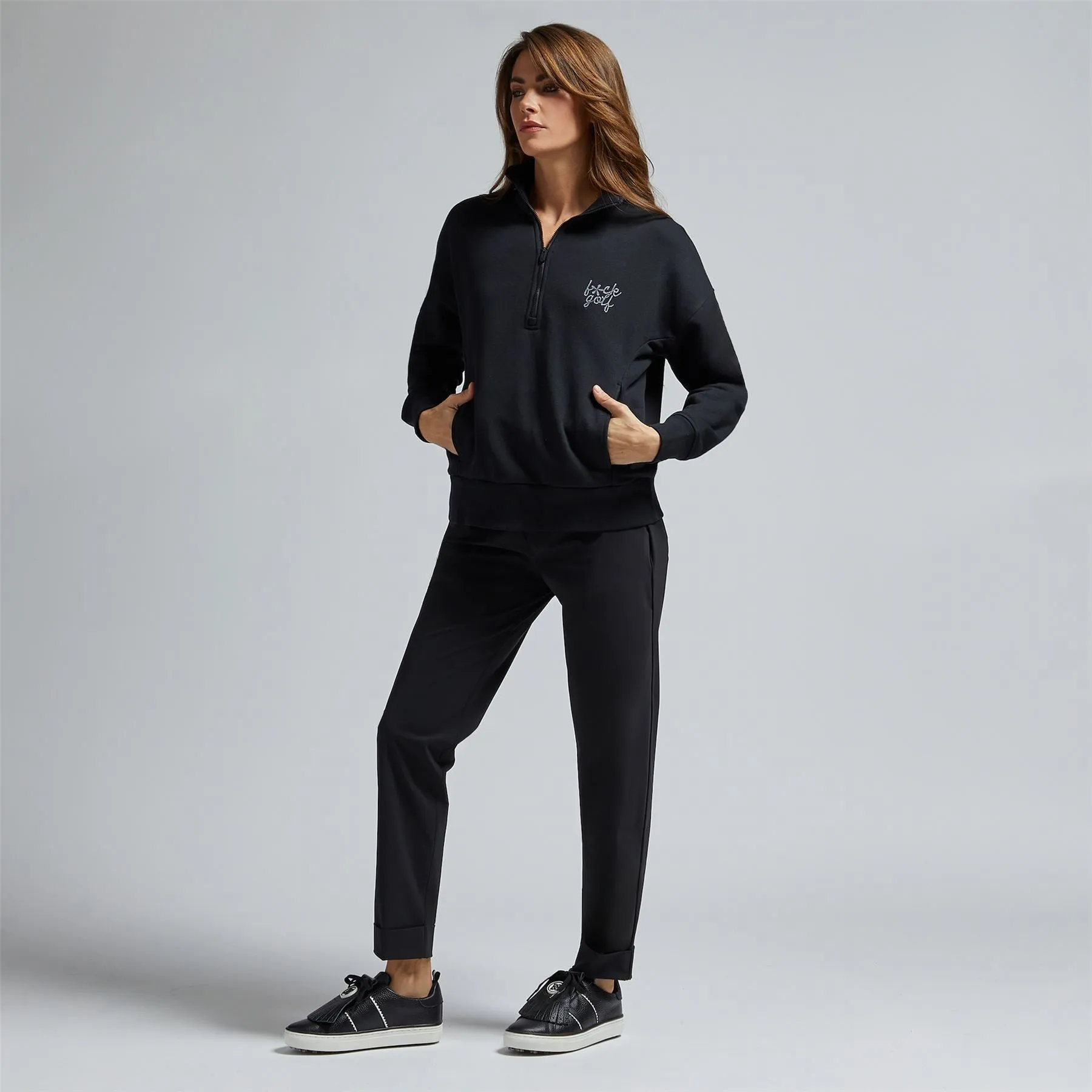 Womens Warp Knit Jogger Pants Onyx - 2024