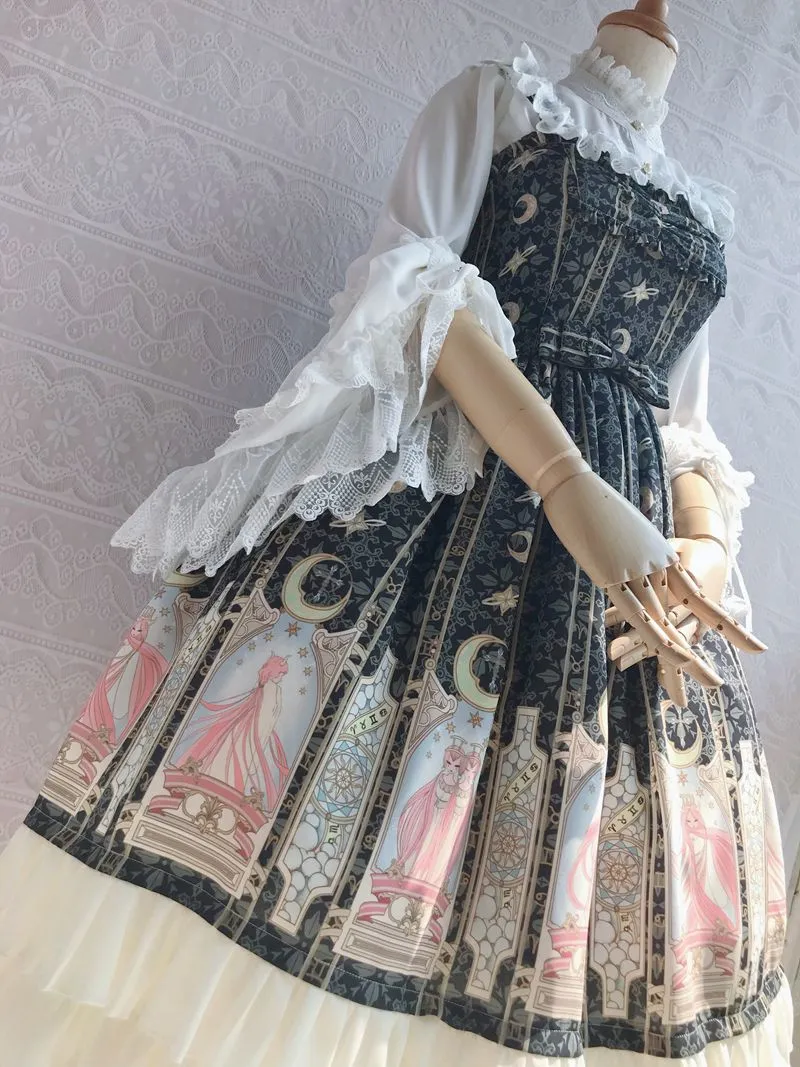 Yilia~Retro Lolita Princess Sleeve Blouse
