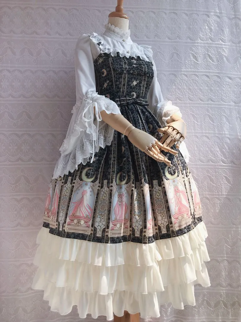 Yilia~Retro Lolita Princess Sleeve Blouse