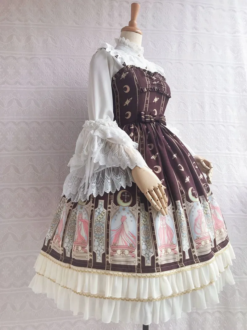 Yilia~Retro Lolita Princess Sleeve Blouse
