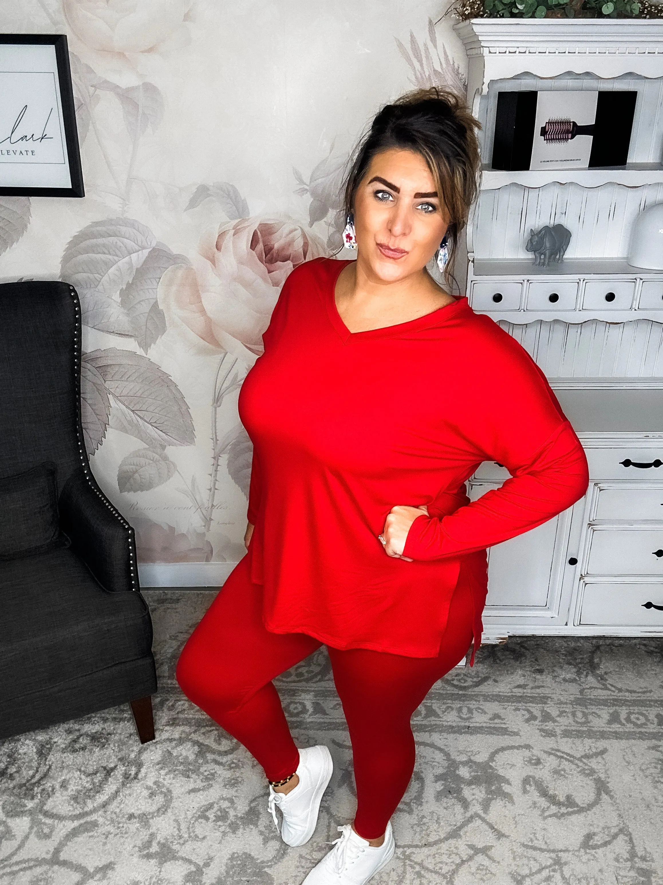 You Can't Resist This Loungewear Set - Ruby