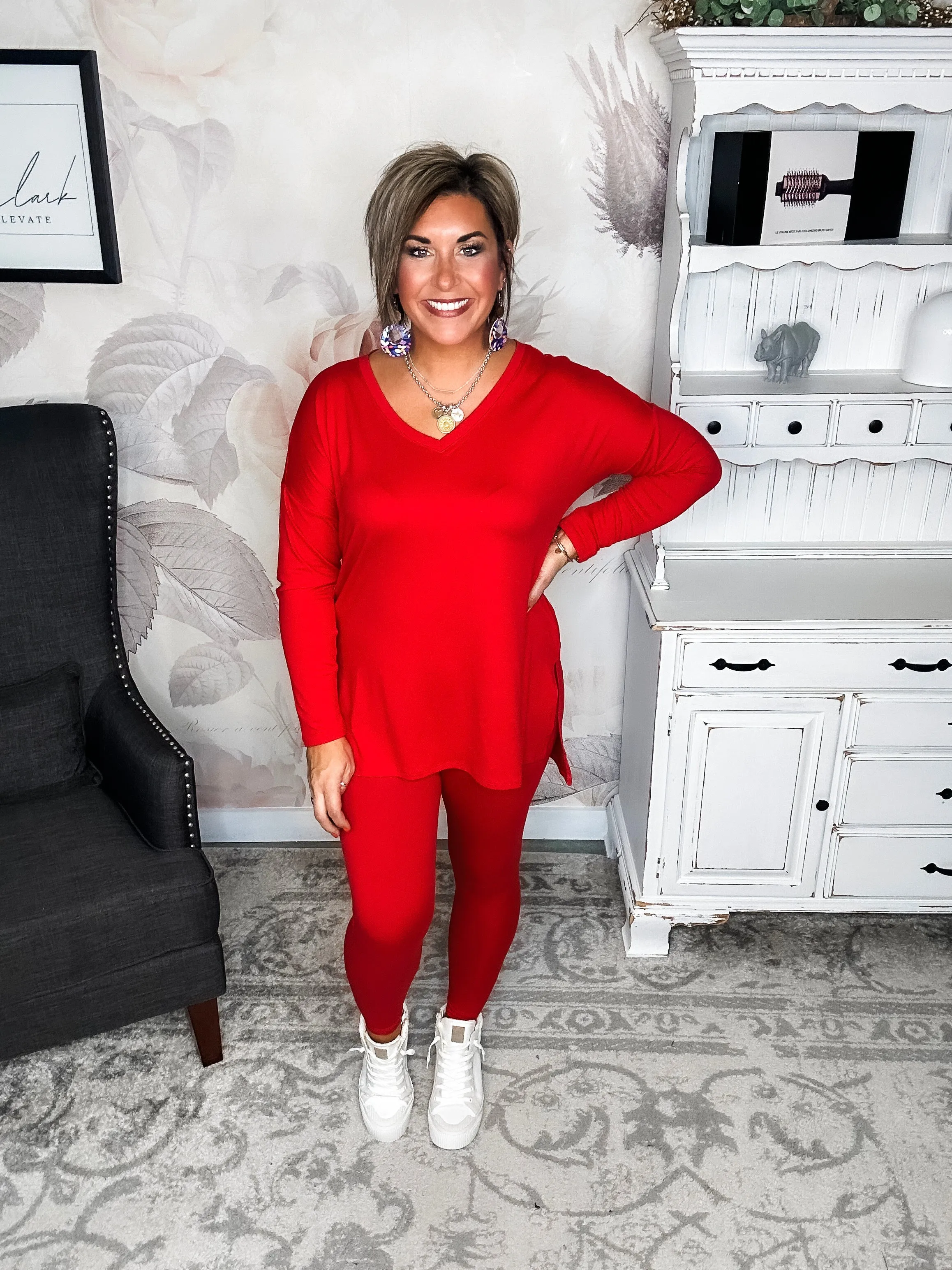 You Can't Resist This Loungewear Set - Ruby